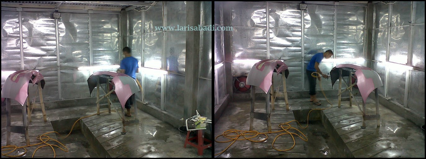 pengecatan bumper Jazz